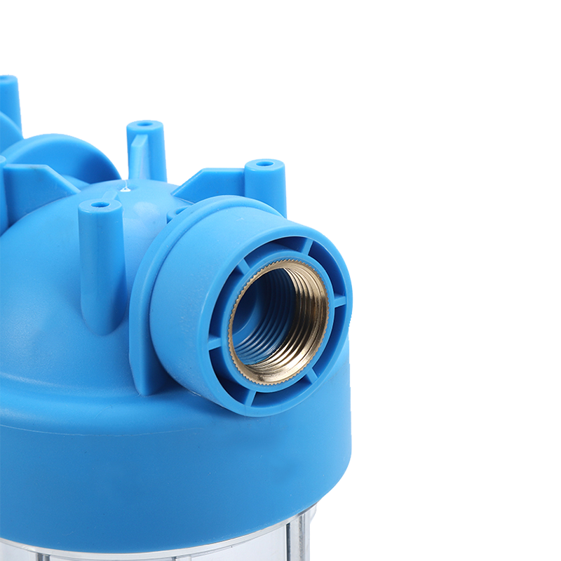 Безопасный двухступенчатый фильтр для воды для дома с двумя картриджами.