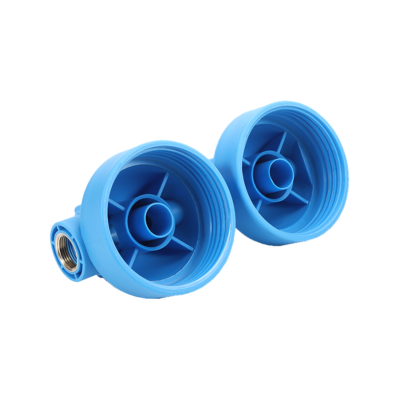 Безопасный двухступенчатый фильтр для воды для дома с двумя картриджами.